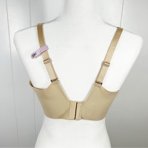 NEW Maidenform Push Up Plunging Neckline Beige Bra 38D - Picture 3 of 6